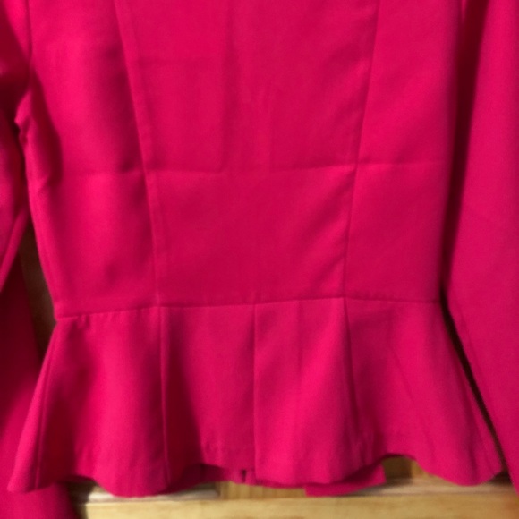 Red Peplum blazer justfab - Picture 2 of 3